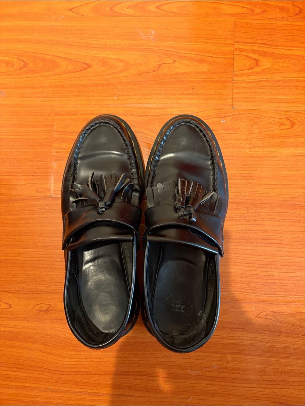 Classic Black Tassel Loafers for Men